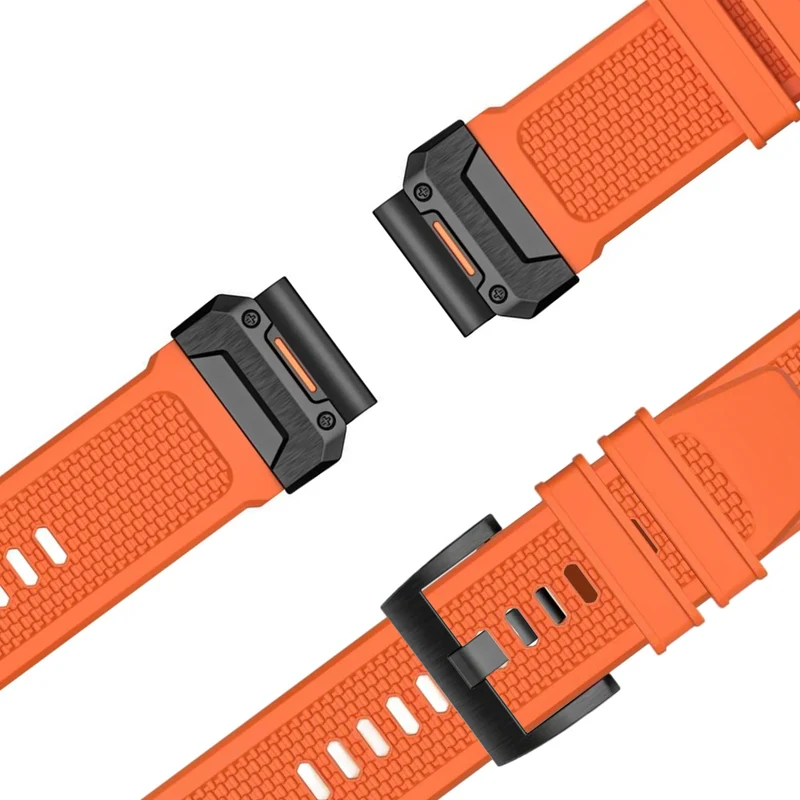 Bandz Garmin Fenix 9 Pro - 51mm Silikonarmband 'Explorer' (Orange)