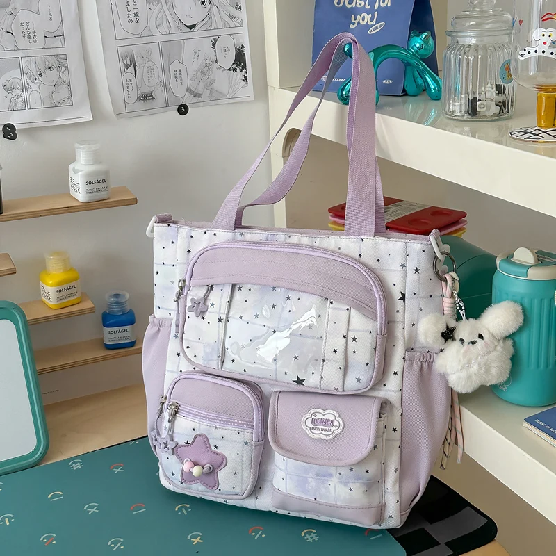 Süßer illustrierter Charakter-Rucksack Karnz