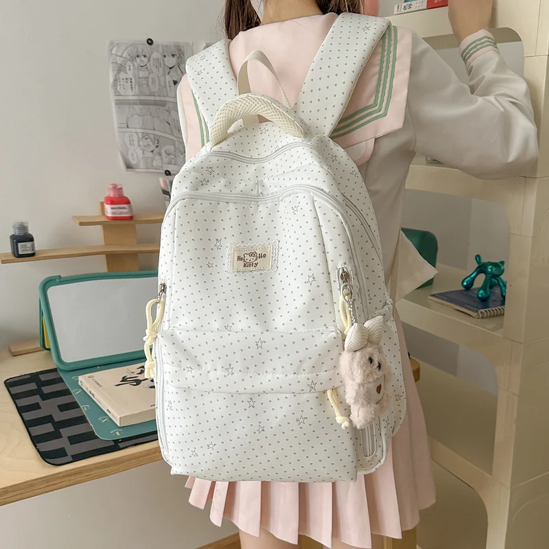 Süßer Herzmuster-Rucksack Karnz