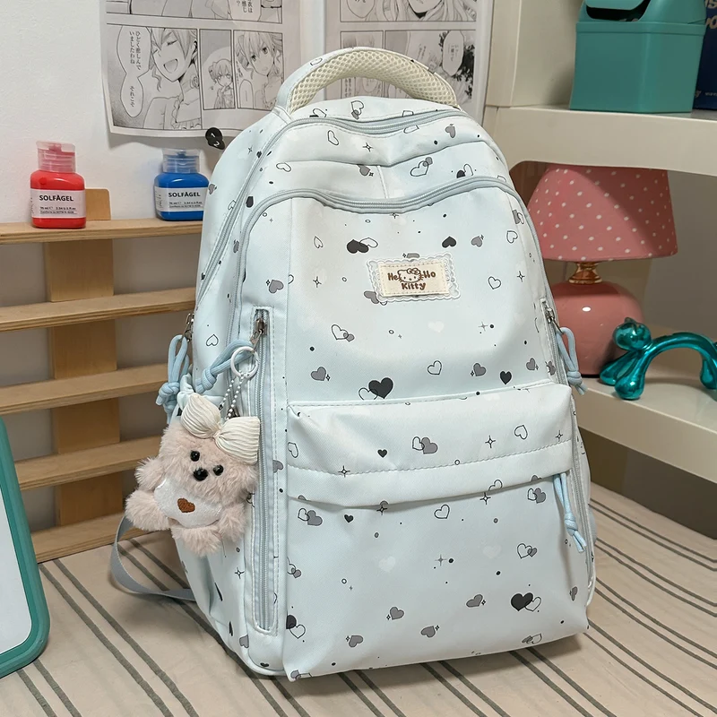 Süßer Herzmuster-Rucksack Karnz