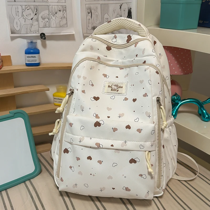 Süßer Herzmuster-Rucksack Karnz