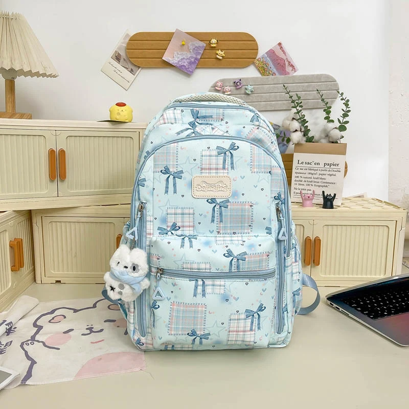 Süßer Grafikdruck Schulrucksack Karnz