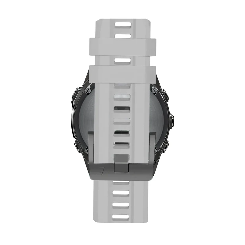 Bandz Garmin Fenix 9 - 47mm Silikonarmband 'Classic' (Grau)