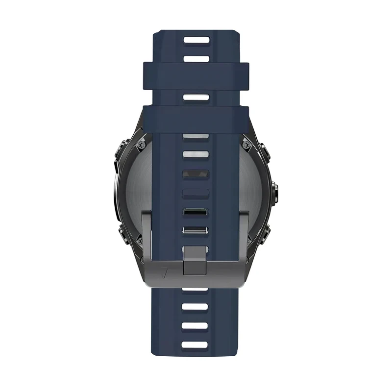 Bandz Garmin Fenix 9 - 47mm Silikonarmband 'Classic' (Dunkelblau)