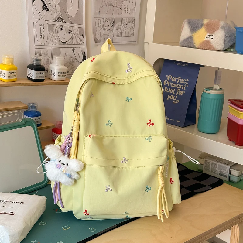 Süßer gestickter gemusterter Rucksack Karnz