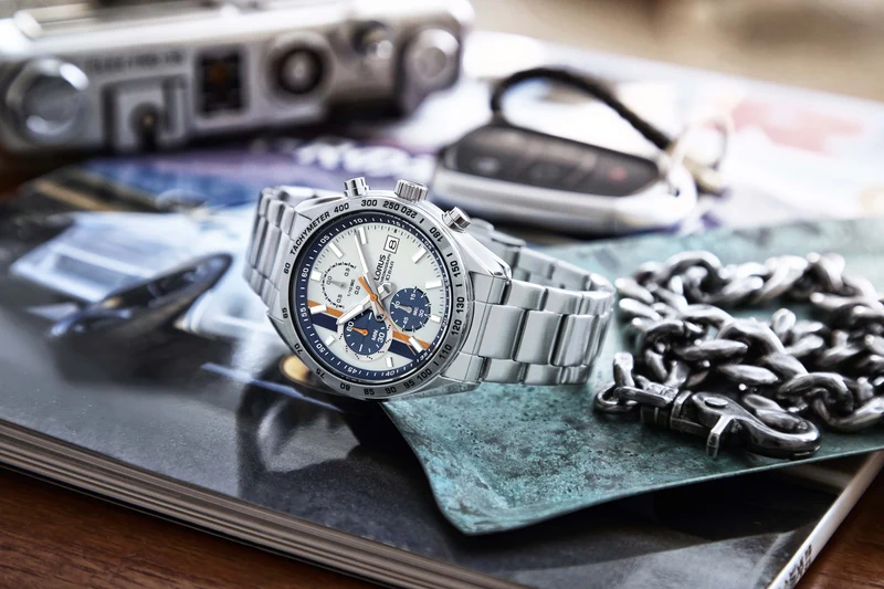 Lorus Sports RM399JX9 Herren Armbanduhr Silber • Chronograph • Mineralglas