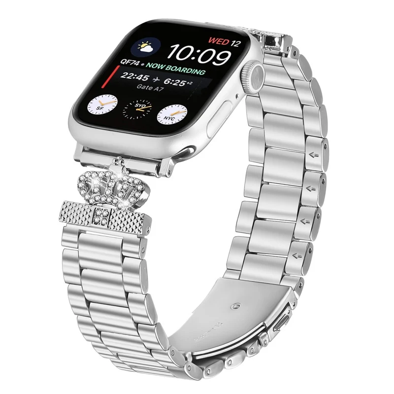 Super Stark Apple Smartwatch Metall Und Strass Universell Armband