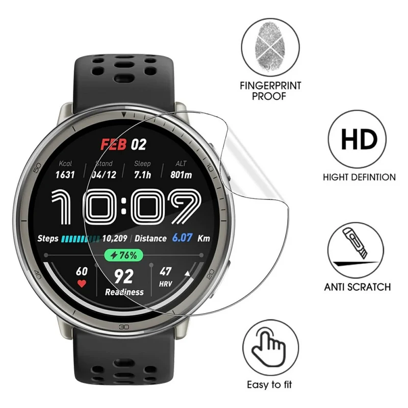 Amazfit Active 2 Silikon HD Displayschutz