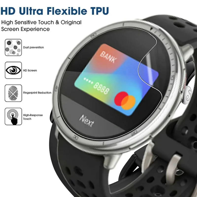 Amazfit Active 2 Silikon HD Displayschutz