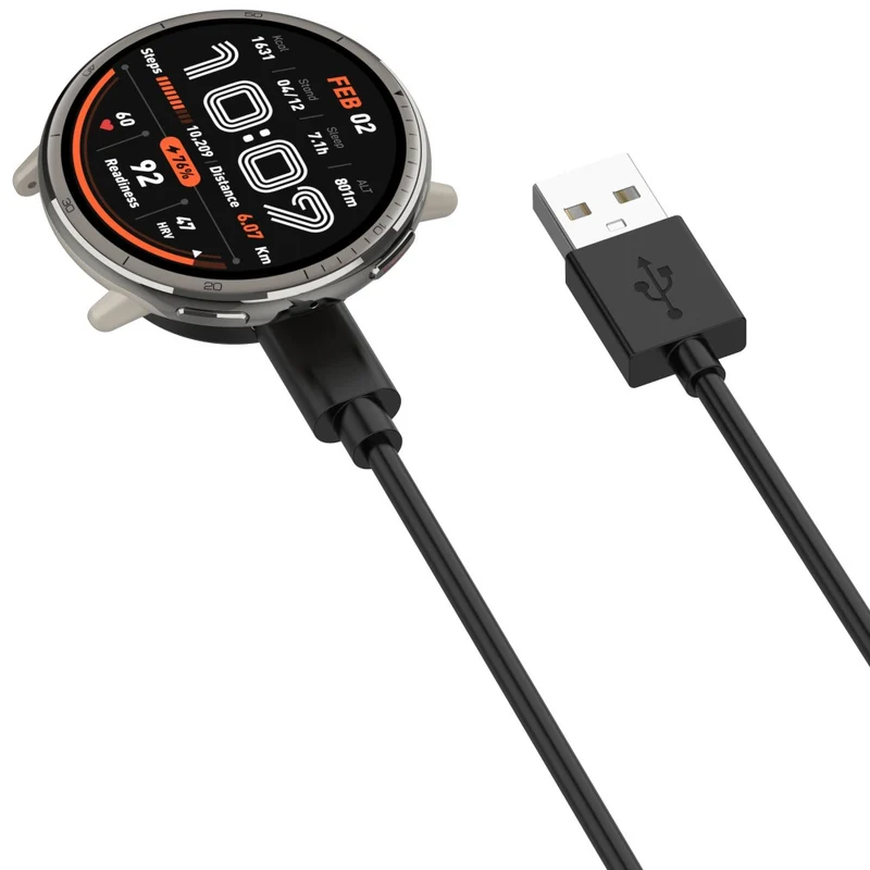 1m Plastik Amazfit Active 2 Type-C Ladegerät