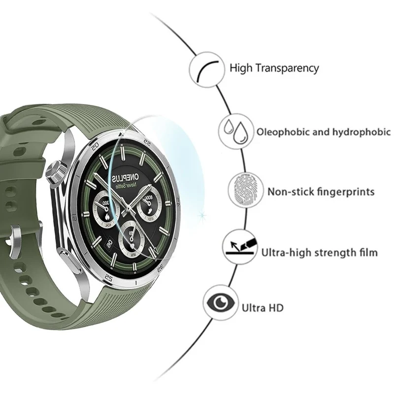 OnePlus Watch 3 Glas HD Displayschutz