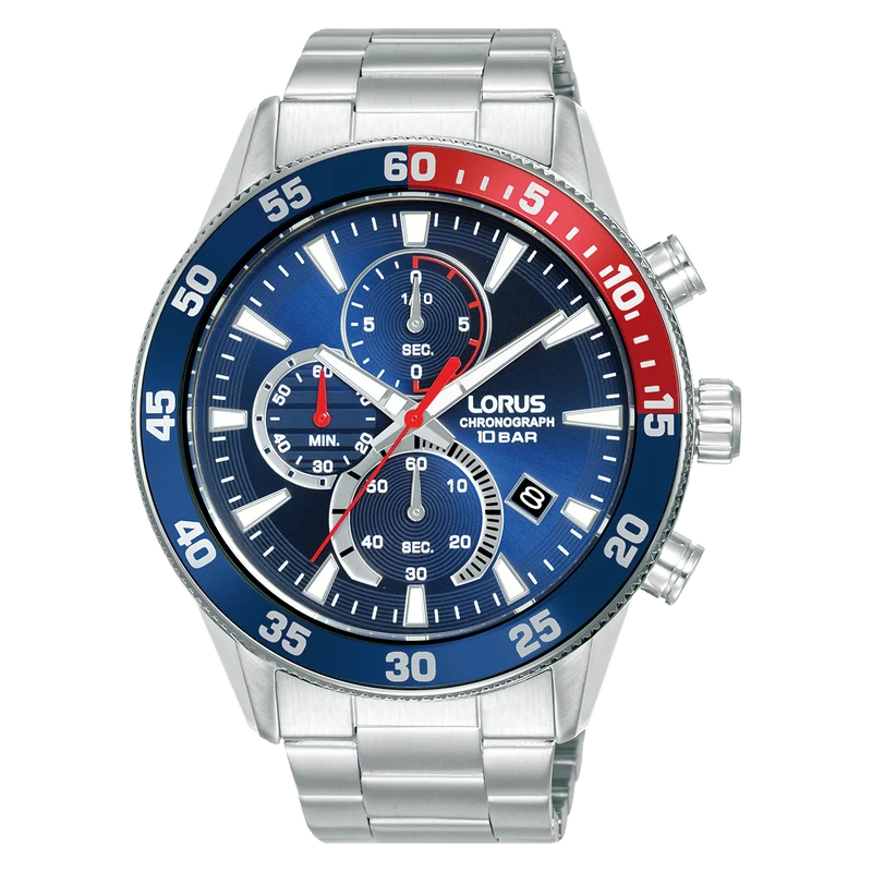 Lorus Sports RM325JX9 Herren Armbanduhr • Chronograph • Mineralglas