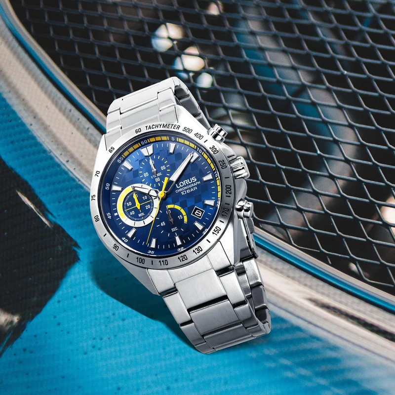 Lorus Sports RM311JX9 Herren Armbanduhr • Chronograph • Mineralglas