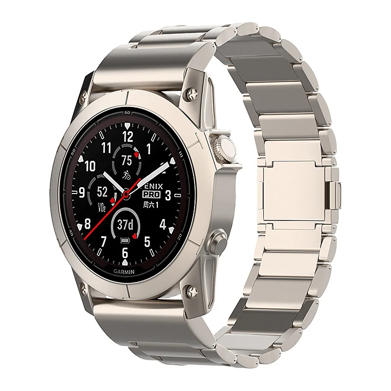 Garmin Fenix 9 - 47mm Magnetisches Titanarmband (Titan)