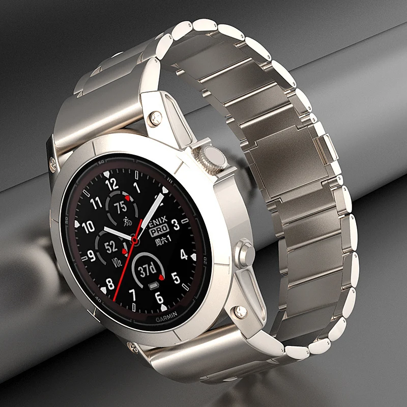 Garmin Fenix 9 - 47mm Magnetisches Titanarmband (Titan)