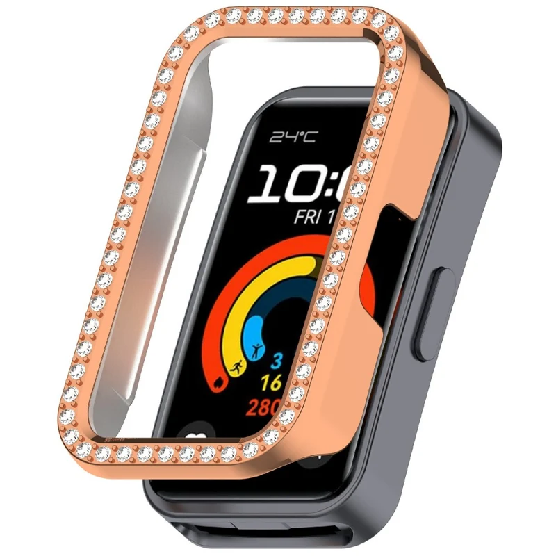 Huawei Band 9 / Huawei Band 8 Schützende Strass und Silikon Universell Bumper