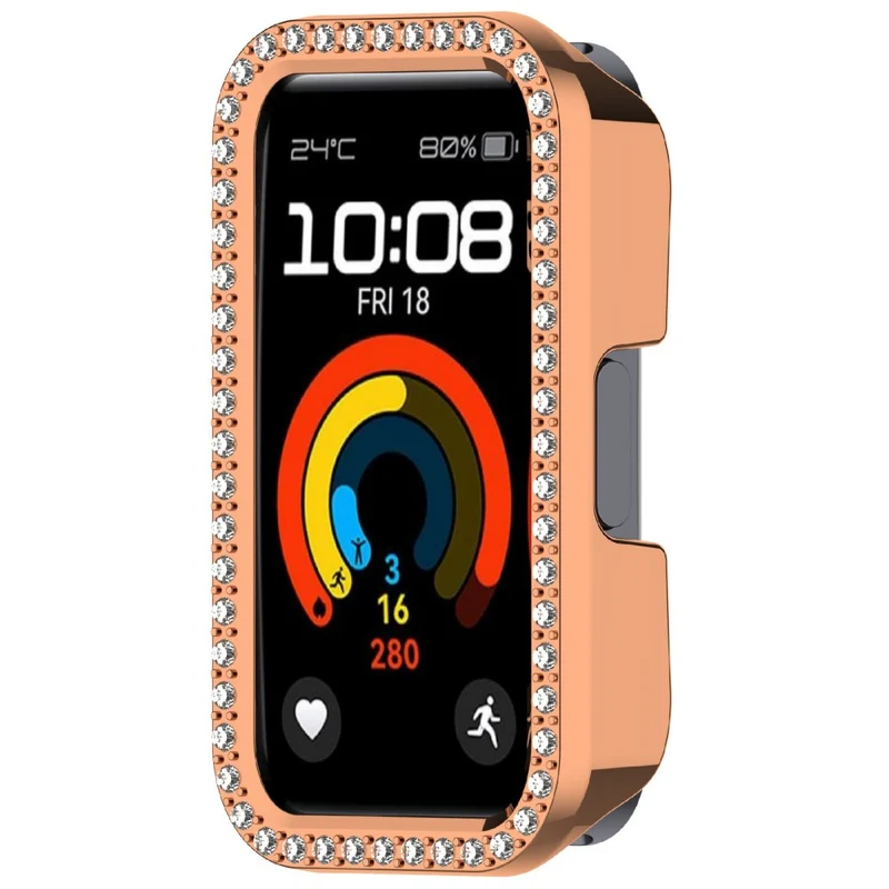 Huawei Band 9 / Huawei Band 8 Schützende Strass und Silikon Universell Bumper