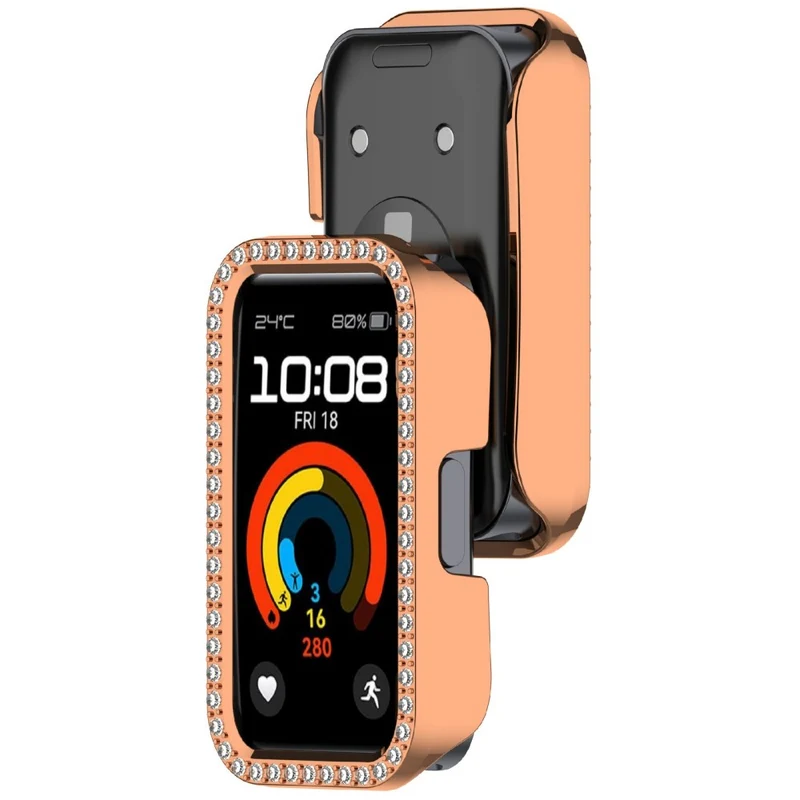 Huawei Band 9 / Huawei Band 8 Schützende Strass und Silikon Universell Bumper