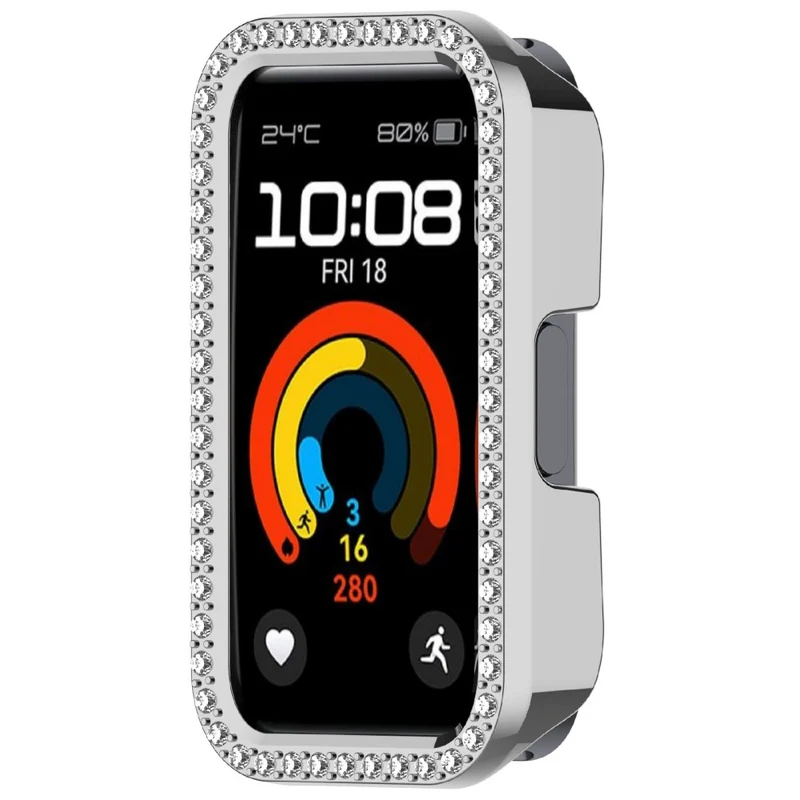 Huawei Band 9 / Huawei Band 8 Schützende Strass und Silikon Universell Bumper