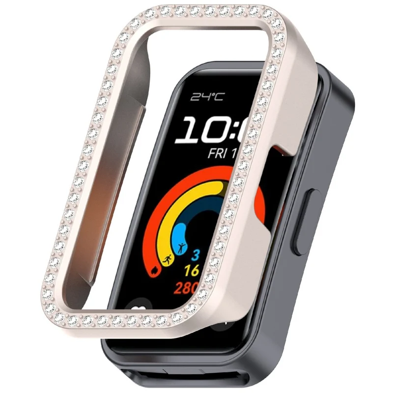 Huawei Band 9 / Huawei Band 8 Schützende Strass und Silikon Universell Bumper