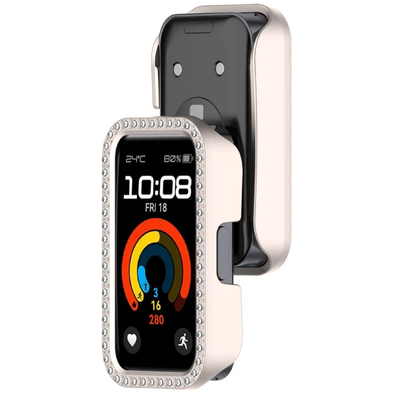 Huawei Band 9 / Huawei Band 8 Schützende Strass und Silikon Universell Bumper
