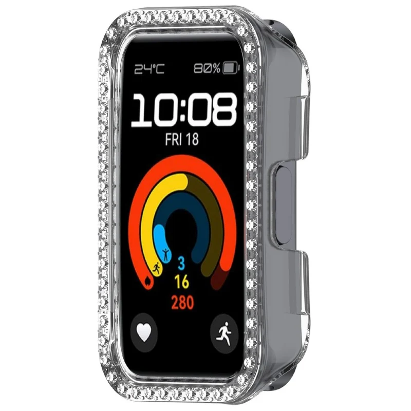 Huawei Band 9 / Huawei Band 8 Schützende Strass und Silikon Universell Bumper