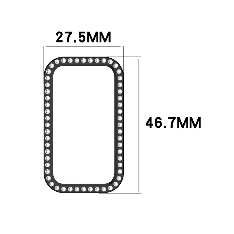 Huawei Band 9 / Huawei Band 8 Schützende Strass und Silikon Universell Bumper