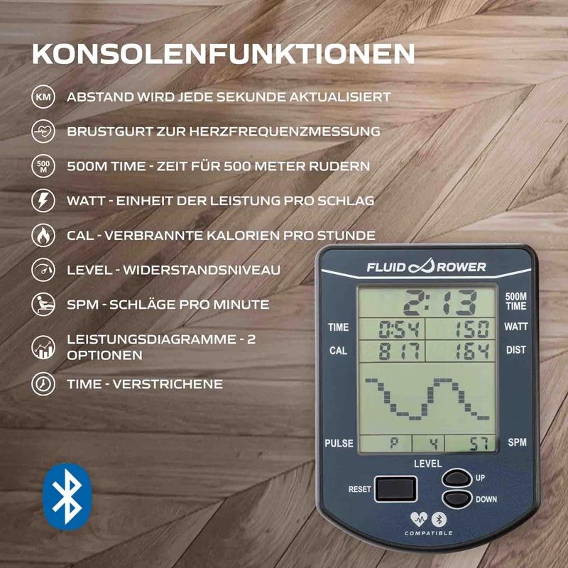 Fluid Rower Rudergerät Viking Pro V