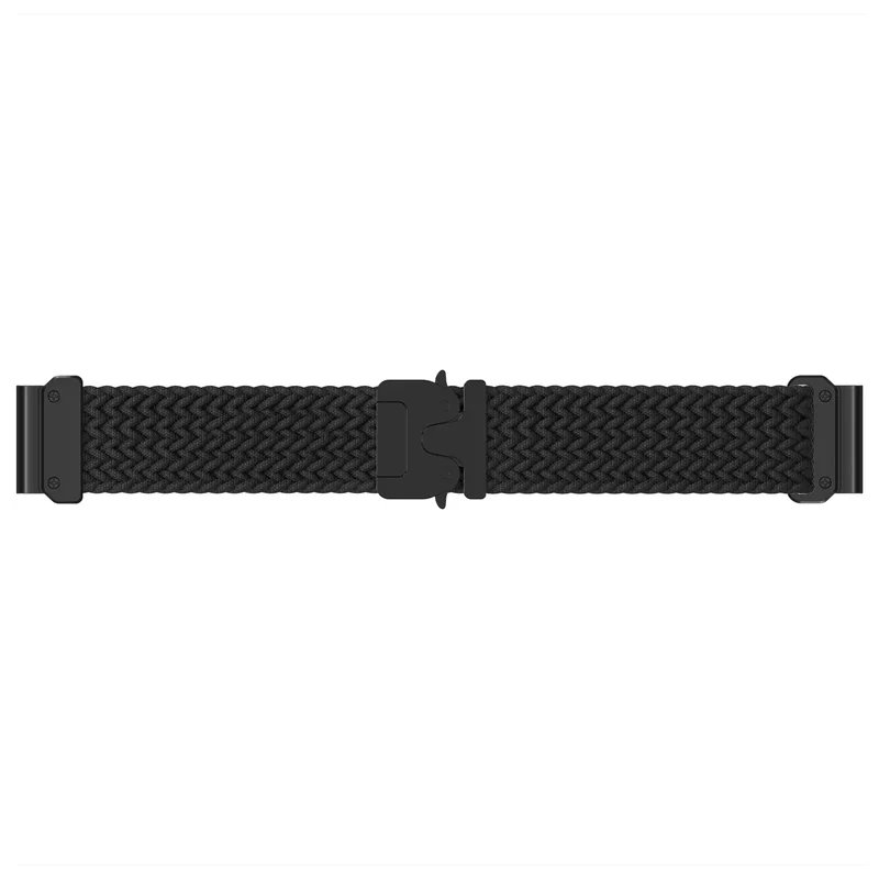 Garmin Forerunner 970 Geflochtenes Armband mit P-Schnalle (Schwarz mit Schwarz)