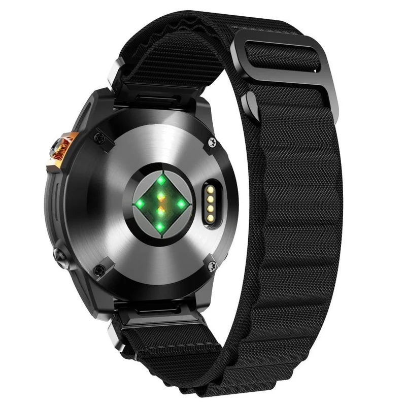 Garmin Fenix 9 Pro - 47mm Alpine Nylon Armband (Schwarz)