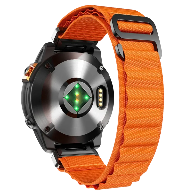 Garmin Fenix 9 Pro - 47mm Alpine Nylon Armband (Orange)