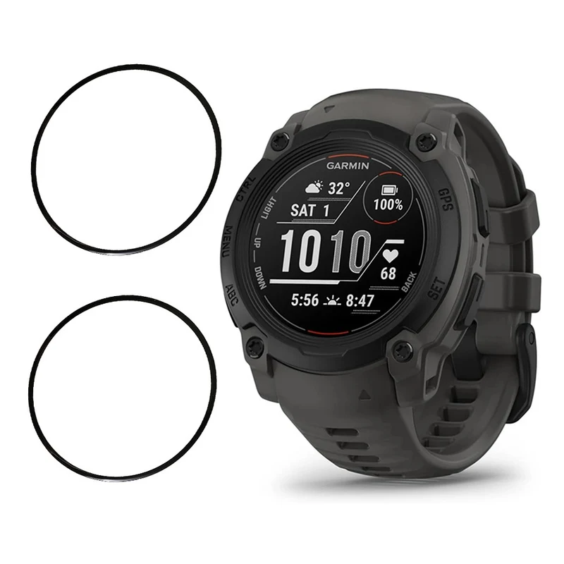 Garmin Instinct E 45mm Silikon HD Displayschutz