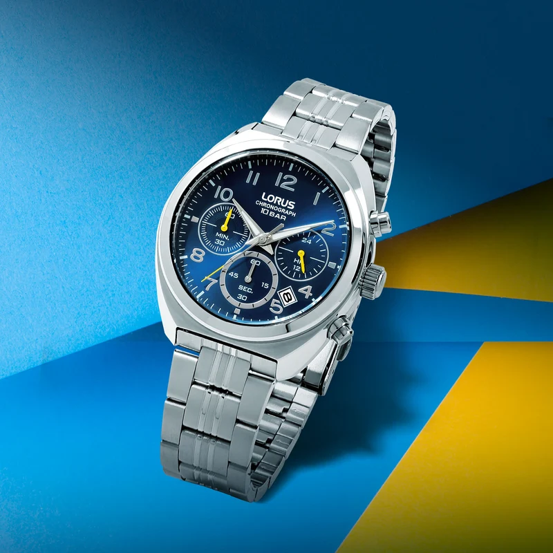 Lorus Sports RT389KX9 Herren Armbanduhr • Chronograph • Mineralglas