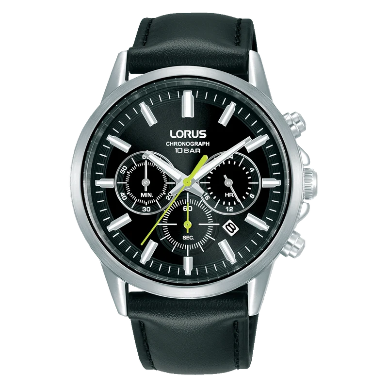 Lorus Sports RT379KX9 Herrenuhr Chronograph • Mineralglas • Edelstahlarmband