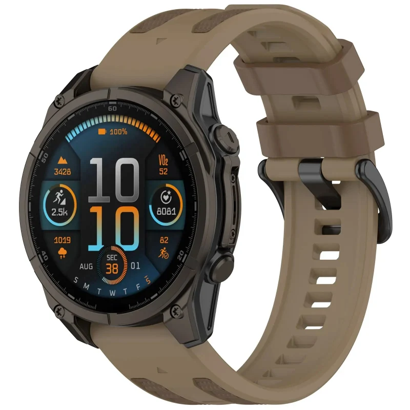 Garmin Epix Pro (Gen 2) 47mm Sport Grain Armband (Khaki/Braun)