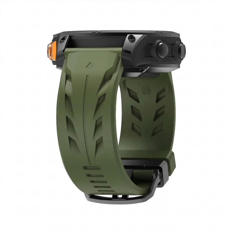 Amazfit T-Rex Ultra 2 Race Silikonarmband (Armeegrün)