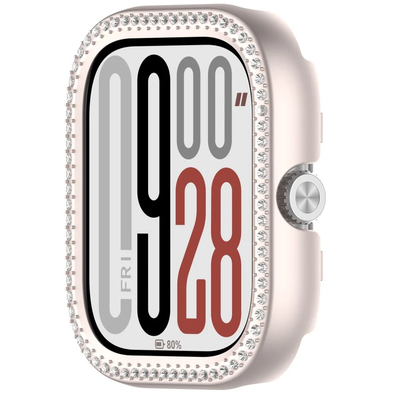 Xiaomi Redmi Watch 5 Schützende Strass und Silikon Bumper