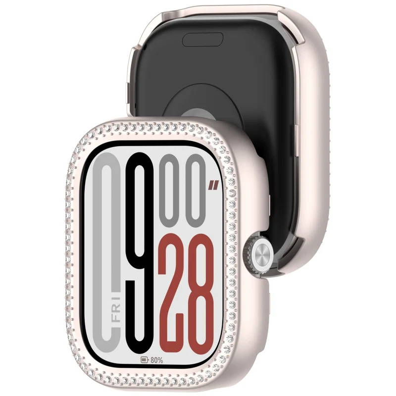 Xiaomi Redmi Watch 5 Schützende Strass und Silikon Bumper