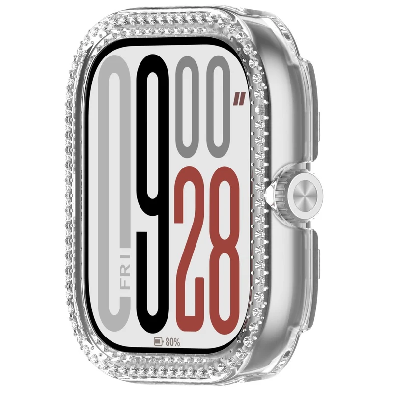 Xiaomi Redmi Watch 5 Schützende Strass und Silikon Bumper