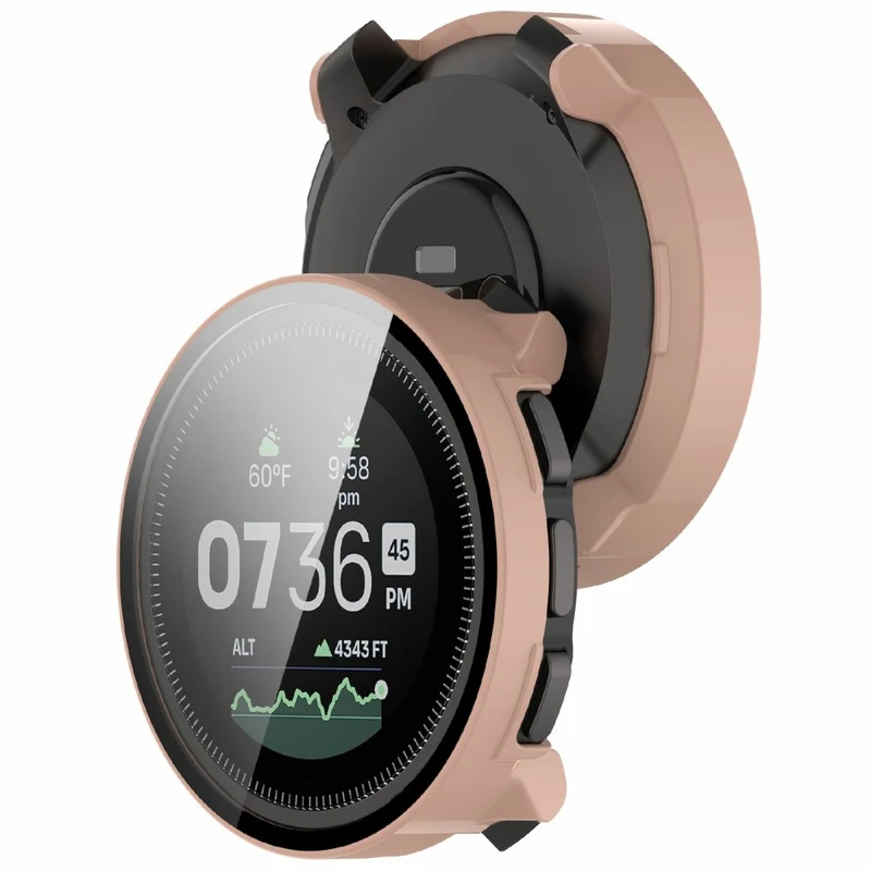 Super Stylisch Suunto Vertical Hülle mit Displayschutz in Glas und Silikon