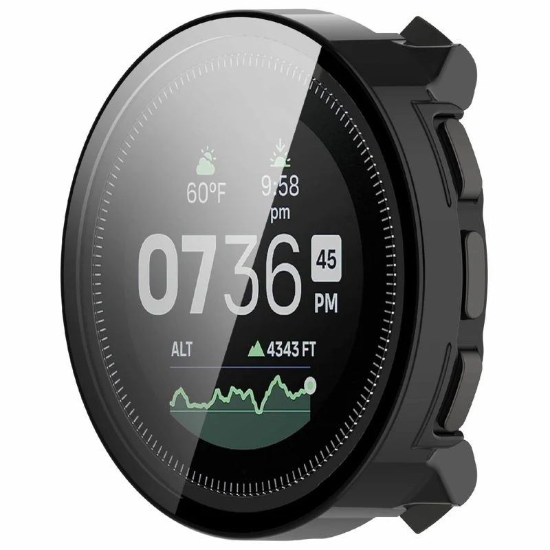 Super Stylisch Suunto Vertical Hülle mit Displayschutz in Glas und Silikon