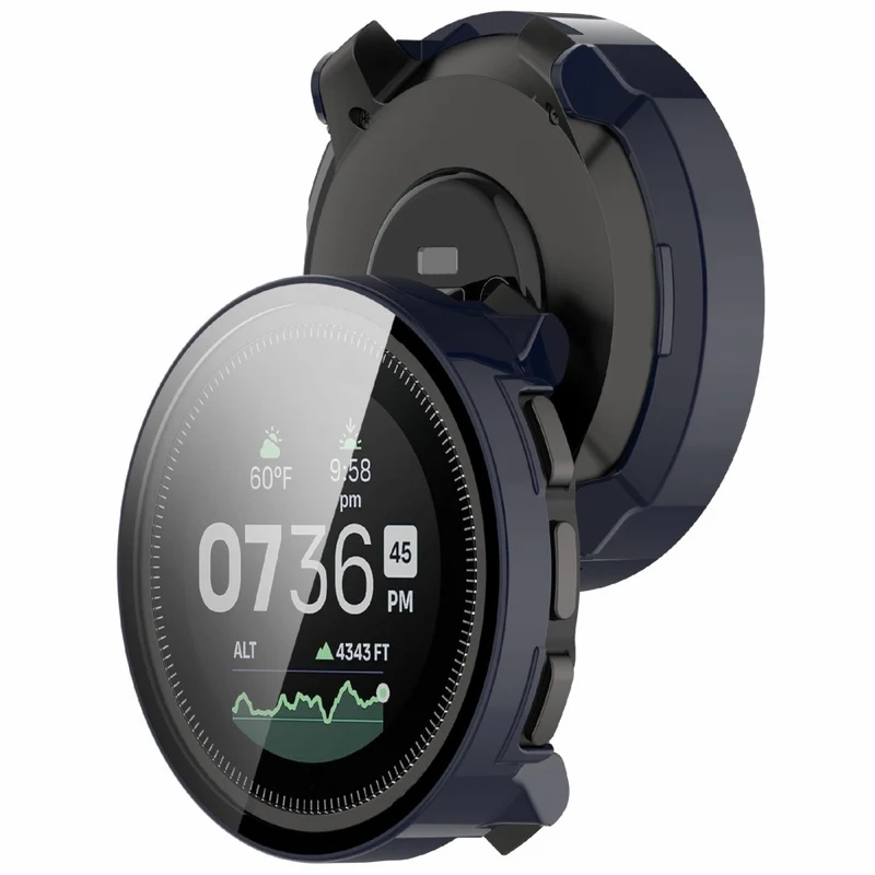 Super Stylisch Suunto Vertical Hülle mit Displayschutz in Glas und Silikon