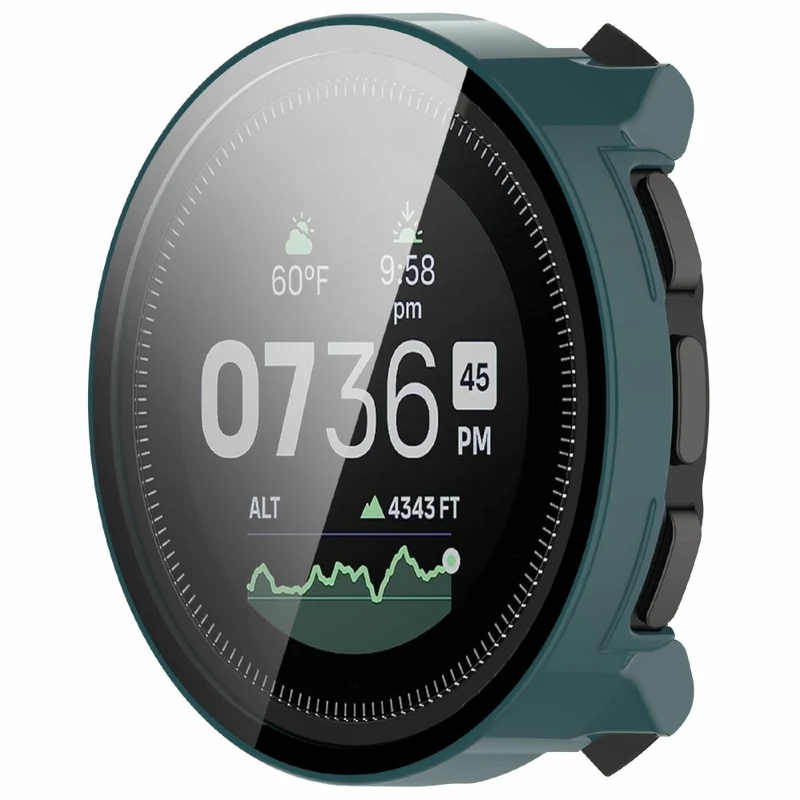 Super Stylisch Suunto Vertical Hülle mit Displayschutz in Glas und Silikon