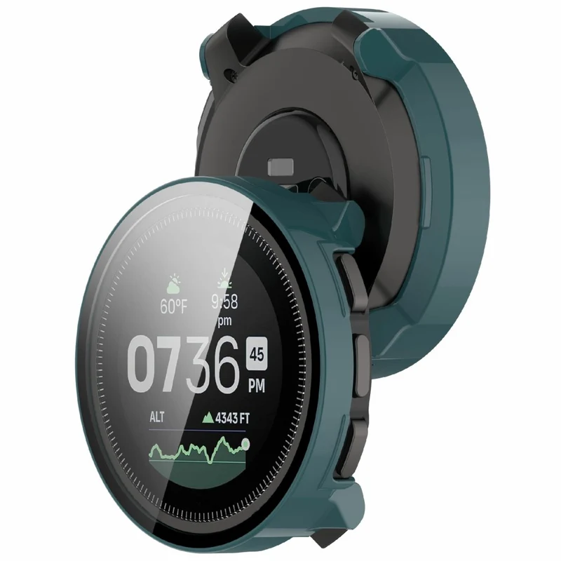 Super Stylisch Suunto Vertical Hülle mit Displayschutz in Glas und Silikon