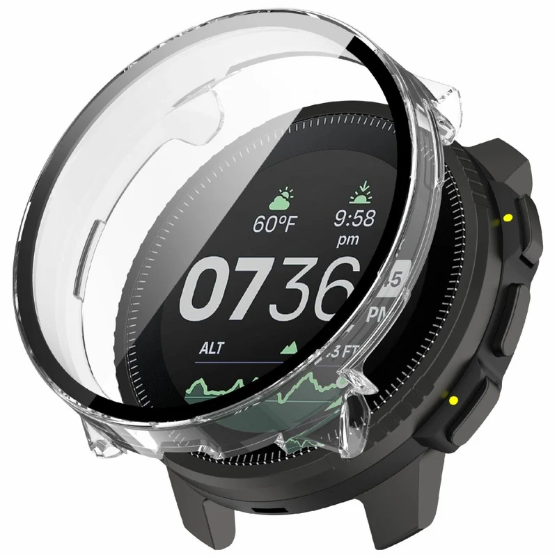 Super Stylisch Suunto Vertical Hülle mit Displayschutz in Glas und Silikon
