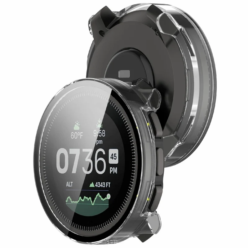 Super Stylisch Suunto Vertical Hülle mit Displayschutz in Glas und Silikon