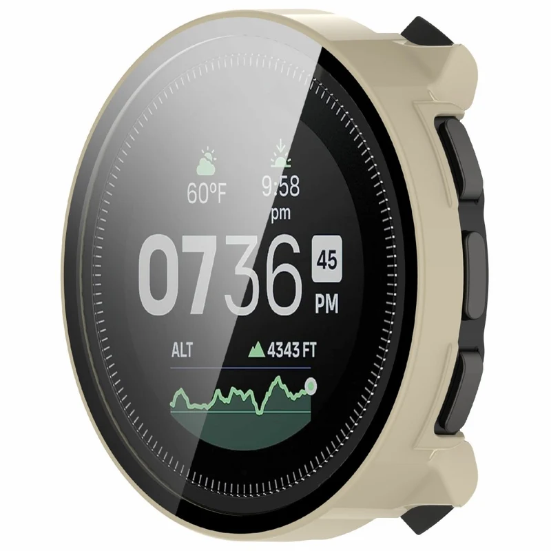Super Stylisch Suunto Vertical Hülle mit Displayschutz in Glas und Silikon