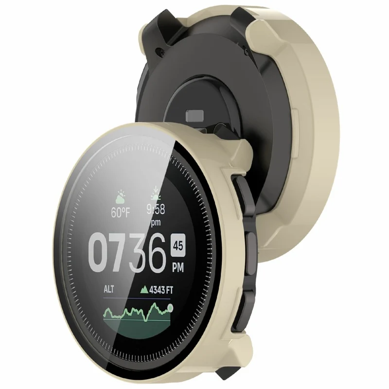 Super Stylisch Suunto Vertical Hülle mit Displayschutz in Glas und Silikon