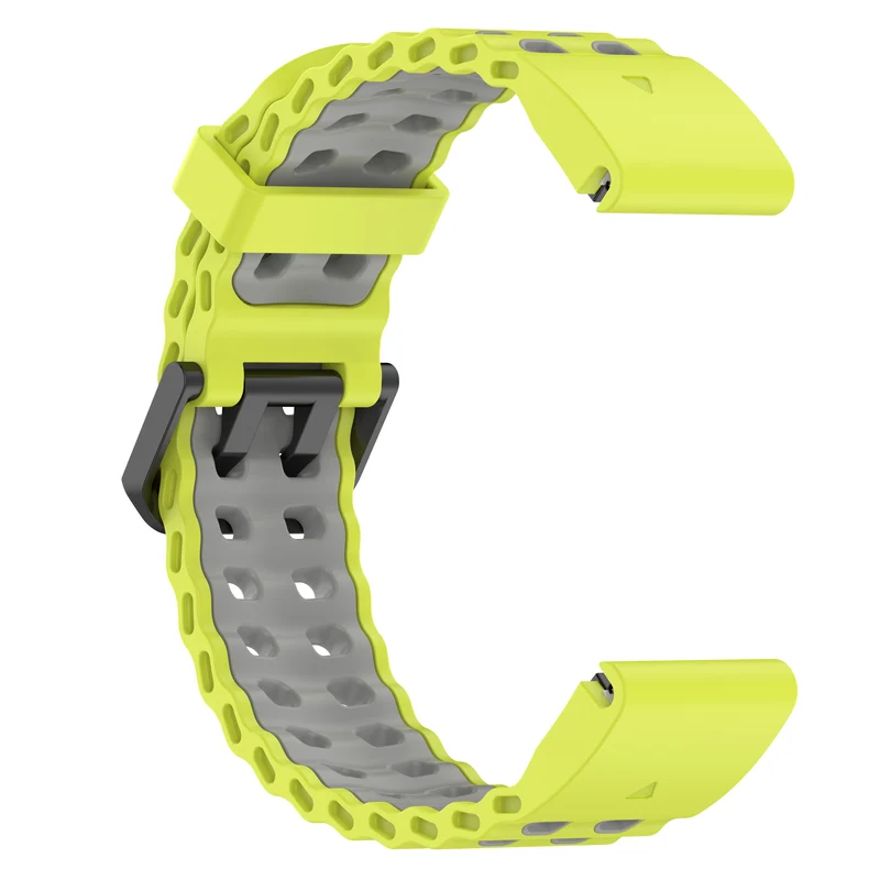 Garmin Fenix 9 Pro - 47mm Wave Sportarmband (Limette/Dunkelgrau)
