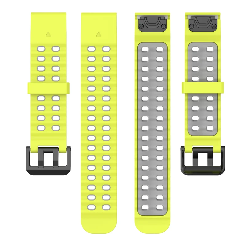 Garmin Fenix 9 Pro - 47mm Wave Sportarmband (Limette/Dunkelgrau)